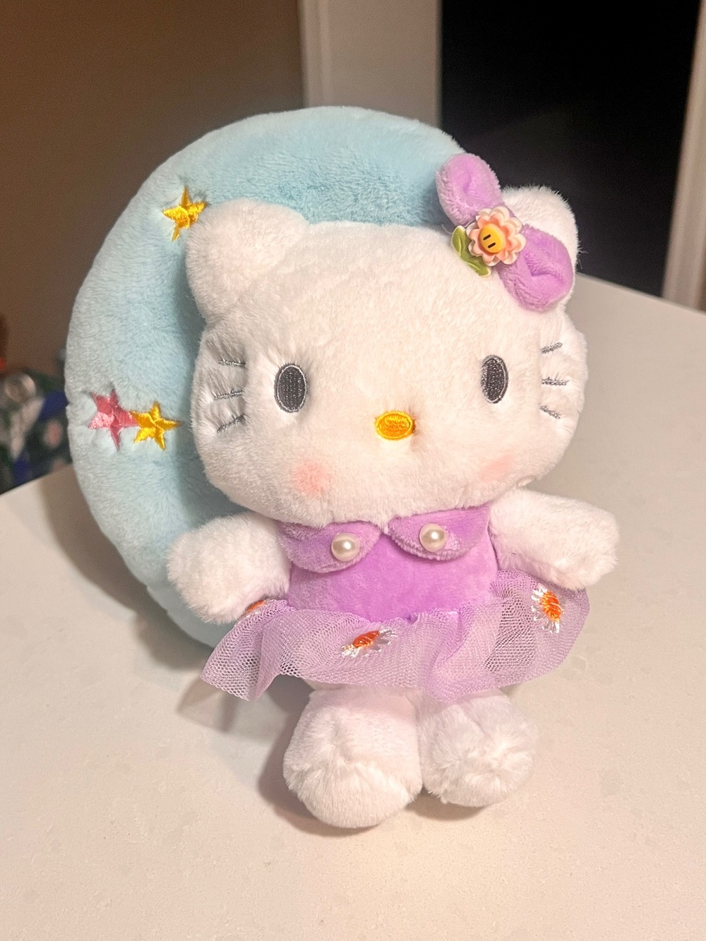 RARE! Sanrio Hello Kitty Moon and Stars Celestial Plush Toy